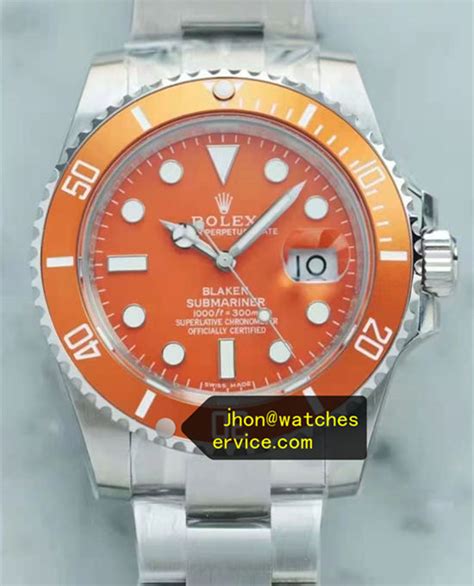 orange rolex submariner|Rolex Submariner list.